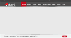 Desktop Screenshot of akmetalmadencilik.com