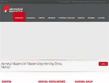 Tablet Screenshot of akmetalmadencilik.com